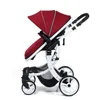 Cochecitos # 2021 Cochecito de bebé 3 en 1, Travel High Land-Scape Stroller, carruaje plegable para Borns Carrety Car, Blanco Pushchairr, PRAM1