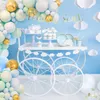 126pcs / set Macaron blu pastello palloncini ghirlanda arco kit coriandoli compleanno matrimonio baby shower anniversario decorazione festa T200526