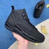 Jumpman 12 12S 택시 유틸리티 망 농구 신발 블랙 다크 콩코드 대학교 블루 골드 리버스 독감 게임 로얄 트위스트 Fiba Playoffsa22Sneakers 1