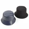 2021 Moda de cuero gorras de cuero para hombres y mujeres sombreros plegables Flor Pescador Playa Solshades Sale doblado barato sombrero sombrero sol visor