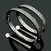 3 Row Full Diamond Titanium Steel Bracelet Fashion Women Men Couple Bracelets Bangles Valentine Jewelry with velvet bag