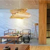 미국 국가 LED 샹들리에 조명 로그 팬텀 크리 에이 티브 나무 장식 펜던트 조명 레스토랑 커피 숍 단단한 목재 조명