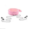 candiway Coveted Bondage Collar with Nipple Clamps BDSM Restraint Game Neck Ring For Women Flirting necklace Sex Toys Y2011188578497