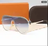 2021 marke Design Sonnenbrille Vintage Pilot Marken Sonnenbrille UV400 Männer Frauen Ben Metall Rahmen glas Objektiv AA18
