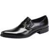 S Autumn Men New Business One Single Shoes Single Leather Genuine Plus بالإضافة إلى الحجم مع حذاء Buine Plu