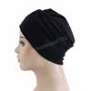 Cor sólida macio gorro modal simples mulheres muçulmanas turbante interior chapéus Ramadan islâmico hijab cap cabeça capa eid headwear