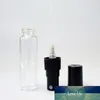 Mini botella de perfume de cristal 100Pieces / Lote 5 ml Spray de botellas vacías recargables envases cosméticos portable del perfume atomizador Muestra