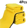 4Pcs Panni per la pulizia in microfibra extra spessi per auto Asciugamano per pulizia morbido riutilizzabile per uso domestico Asciugamano per la pulizia Jul # 06 201021