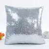 Sequin Glitter Pillow Case Bed Car Magic Mermaid Kussens Gevallen Home Print Gooi Sofa Kussen YHM289-1-ZWL