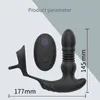 NXY Sex Vibrators Thrusting Anale Plug Voor Mannen Prostaat Massager Masturbators Dubbele Ring Big Butt Delay Ejaculation Toys 1227