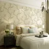 Self Adhesive Wallpaper Retro Pastoral Flowers Wall Sticker Living Room TV Sofa Bedroom Home Decor PVC Waterproof Wall Paper 3 D 201009