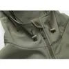 Chaqueta de camuflaje del ejército para hombre Chaquetas tácticas militares para hombre Soft Shell impermeable a prueba de viento Hunt Jacket Coat Impermeable Hombre Ropa 201127