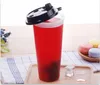 700 ml 24 oz wegwerp plastic cups koude warme dranken sap koffie Milky thee cup dikker transparant drankje tool met deksel