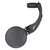 VTT route vélo 1PC miroir incassable en acier inoxydable lentille claire large gamme vue arrière réflecteur Angle réglable Hafny