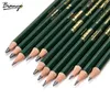 Bianyo Sketch Standard Bleistift 12/Box Einfache Bleistiftkohle zum Zeichnen Professionelle Künstlerwerkzeuge Bürostifte Sets Gute Gfit T200107