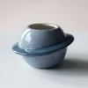 Creative Planet Ceramic Pot For Succulent Mini Planet Shape Ceramic Succulent Bonsai Flower Pot Desktop Balcony Yard Decor Home C06081195