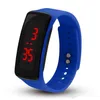 Hot wholesale New Fashion Sport LED Watches Candy Jelly men women Silicone Rubber Touch Screen Digital Watches Bracelet Wrist