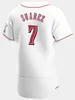 2024 Custom 7 Spencer Steer Jersey 29 TJ Friedl 44 De La Cruz 19 Joey Votto 37 Tyler Stephenson 6 Jonathan India 9 Matt McLain Noelvi Marte José Barrero Camisetas de béisbol