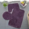 Cuarto de baño antideslizante Set de baño Set de baño Alfombras de inodoro Plusas Anti deslizamiento Ducha Alfombras Set Hogar Alojamiento Tapa Tapa Ducha Sitio de Ducha Mats 11 COLORES XTL491