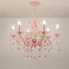 American bedroom village restaurant Mediterranean Cafe style chandelier stairs Jane retro Wrought Iron crystal Chandelier lamp