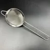 304 Stainless Steel Strainer With Long Handle And Tapered Pointed Ears Flour Sieve Oil Spill Spoon Mesh Filter Multifunctional Kitchen Tool