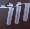 5ml Plastique Clear Test Centrifugge EP Tubes Snap Cap Flacons Exemples d'échantillons de laboratoire Conteneur de laboratoire Test scolaire