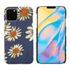 Denim Jean Chrysanthemum Afdrukken Floral Back Cover Telefoon Case voor iPhone 12 Mini 11 PRO MAX XR XS 7 8 Plus Samsung