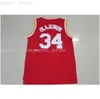 ステッチカスタムHakeem Olajuwon＃34縫製Bsaketball Jersey女性ユースメンズバスケットボールジャージXS-6XL NCAA