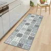 Boheemse keuken tapijt deurmatten flanel toegang deur matten zachte vloertekens voor woonkamer slaapkamer badkamer 220301