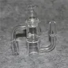 Roken 25mm XL Quartz Banger Cyclone Carb Cap Terp Pearl 4mm Clear Bottom Emmer 14mm Male Vrouw voor DAB RIG