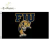 Drapeau des panthères de la FIU NCAA, 3x5 pieds (90cm x 150cm), en Polyester, bannière de décoration volante, drapeau de jardin de maison, cadeaux de fête