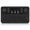 Flying Air Mouse Q9 Hintergrundbeleuchtung Lithiumbatterie 2,4 GHz kabellose Tastatur Fernbedienung Touchpad für PC Android TV Box