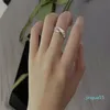 Женщины Пара Кольца Классические Мужские Свадебные Обещающие Кольцо Женщина Ювелирные Изделия Подарки S925 Серебряный Кольцо Роскошный Дизайнер Ретро Кольца