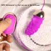 LOAEY Schwarz Lila USB Aufladbare 10 Geschwindigkeit Fernbedienung Drahtlose Vibrierende Sex Liebe Eier Vibrator Sex Spielzeug Für Frauen Q1119333w9857658