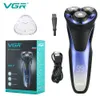 VGR rasoir électrique rasoir Rechargeable lavable rasoir pour hommes appareils de soins personnels rasoir électrique V-306 Kit de toilettage de voyage
