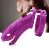 マッサージ2021 SM Adult Fun Plastic Shelage Design Chastity Lock Men's Prommissment JJ Penis Sex Toy Toy To Toy To Toy To Toy