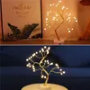 Lampe d'arbre décorative à piles LED éclairage de table bonsaï avec 36 LED 108 LED pour chambre à coucher décoration de bureau veilleuse