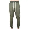 Stil Herren Jogger Jogginghose Mann Turnhallen Workout Fitness Baumwollhose Männliche Casual Mode Skinny Track Hosen 201203