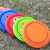 Multicolors Silicone Pet Bowl Inklapbare Opvouwbare Hond Kommen Snoep Kleur Outdoor Reizen Draagbare Puppy Dogie Food Container Feeder Dish 350ML DHL