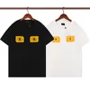 Mannen t-shirt gebarsten ogen monster offset print zomer ins tiktok hot korte mouw unisex man vrouw tees