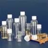 5ml 10ml 20ml 30ml 50ml 60ml 80ml 100ml Plastic Bottles PET Clear Bottle with Screw Cap Refillable Empty Containers