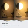 Lampes de nuit en forme de lune, rvb, intensité réglable, lampe de bureau intelligente, commande vocale, lampes de Table Wifi, fonctionnent avec Google Home Amazon