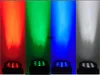 6 adet LED DMX Düz İnce Par Işık 9x10w RGBW 4in1 Düğün Olay Parti için LED Yüzük Par Işık