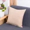 Caja de almohada a cuadros Cubierta de almohada sólida simple Oficina de moda Sofá Cojín de cojín Tiro de funda de almohada Ropa de cama Almohada de almohada Textiles