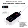 Haute qualité 6 Ports PD Charge rapide QC3.0 USB chargeur adaptateur mur voyage USB chargeur rapide pour tous les téléphones mobiles Charge rapide