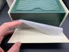 Vente usine de haute qualité nouveau style vert montre Purse boîte originale carte papiers Caisses en bois cadeau sac à main pour 116610 116660 Montres Case