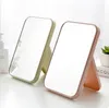 Folding Portable Mirror Square Cosmetic Princess Mirrors HD Make Up Mirror Women Travel Desktop Single Sided Large Makeup Mirrors 8138147