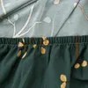 Vert foncé feuilles pastorales housses de canapé housse extensible élastique Spandex causeuse L forme sectionnelle 2012229896800