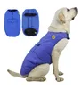 Große Hundebekleidung, Winterkleidung, warme Jacken, wasserdichte doppelseitige Weste für Teddy, Golden Retriever, Bulldogge, DHL-Schiff