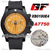 GF XB0180E4 ETA A7750 Automatisk kronograf Volcano Special Polymer Mens Watch PVD Yellow Dial Nylon Leather PtBL Super Edition Puretime B2